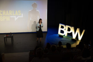 Aída Martínez en las I Charlas BPW Canarias