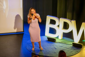 Daida Hernández en las I Charlas BPW Canarias